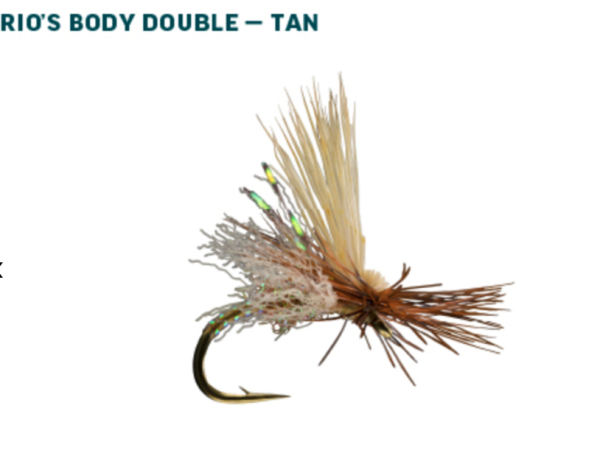 RIO Dry Fly Assortment Caddis Tan RIO Dry Fly Assortment Caddis Tan